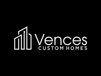 Vences Custom Homes logo design by done