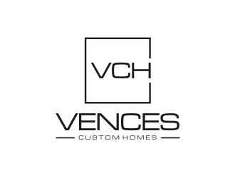 Vences Custom Homes logo design by Barkah