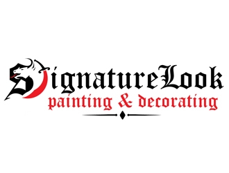 Signature Look Painting & Decorating logo design by logoguy