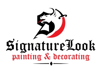 Signature Look Painting & Decorating logo design by logoguy