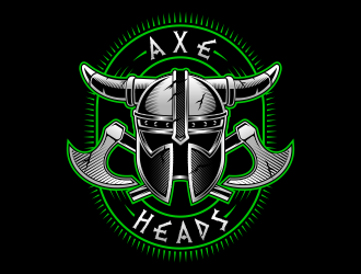 Axe Heads logo design by Panara
