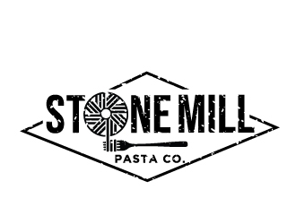 Stone Mill Pasta Co.  logo design by Foxcody