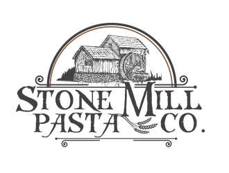Stone Mill Pasta Co.  logo design by scriotx