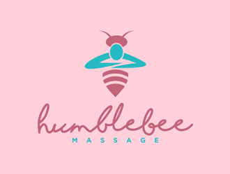 HumbleBee Massage Logo Design