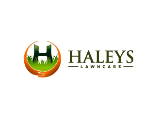 Haleys Lawncare  logo design by josephope