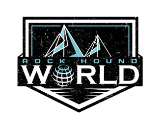 rockhound world logo design by frontrunner