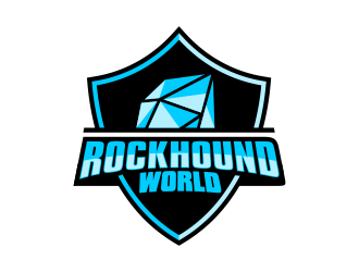 rockhound world logo design by ekitessar