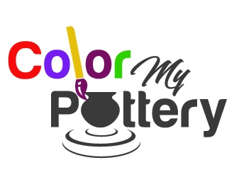 Color My Pottery logo design by PMG