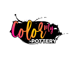 Color My Pottery logo design by IrvanB
