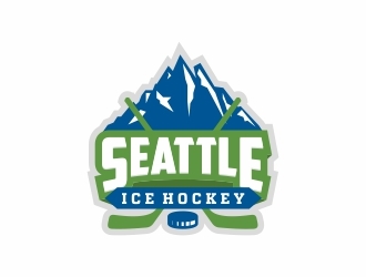 Seattle Ice Hockey logo design by Ibrahim