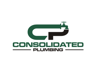 CONSOLIDATED PLUMBING logo design by rief
