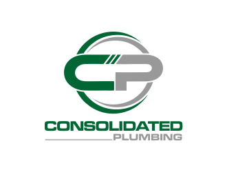 CONSOLIDATED PLUMBING logo design by Gwerth