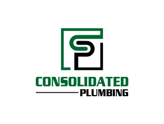 CONSOLIDATED PLUMBING logo design by Gwerth