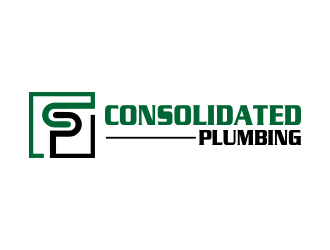 CONSOLIDATED PLUMBING logo design by Gwerth