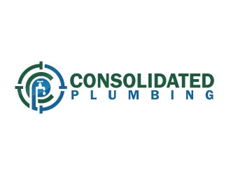 CONSOLIDATED PLUMBING logo design by sanworks