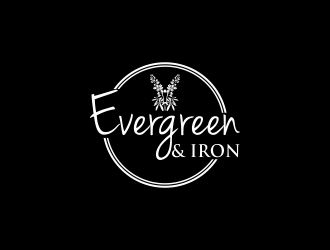 Evergreen & Iron logo design by luckyprasetyo