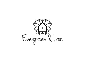 Evergreen & Iron logo design by N3V4