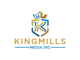 KingMills Media inc logo design by logitec