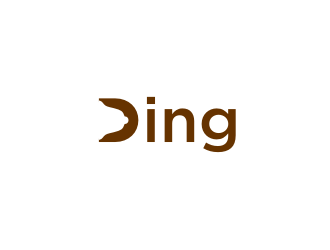 Ding logo design by bricton