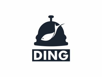 Ding logo design by up2date