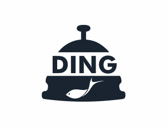 Ding logo design by up2date