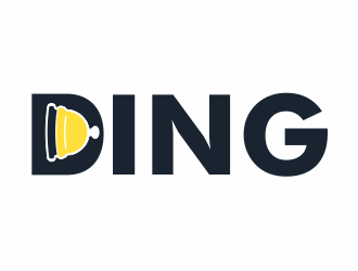 Ding logo design by up2date