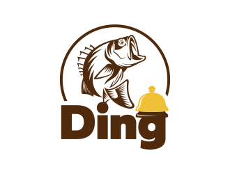 Ding logo design by Panara