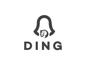 Ding logo design by heba