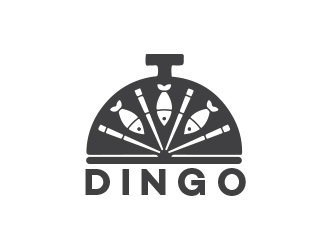 Ding logo design by heba