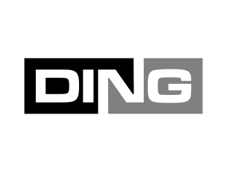 Ding logo design by p0peye