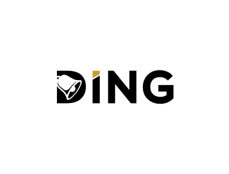 Ding logo design by Gwerth
