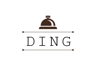 Ding logo design by Mirza