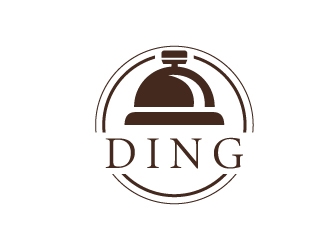 Ding logo design by Mirza