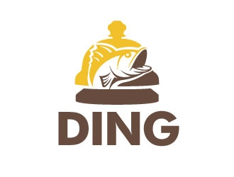 Ding logo design by sanworks