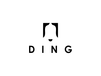 Ding logo design by giphone