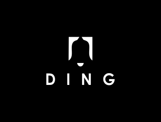 Ding logo design by giphone