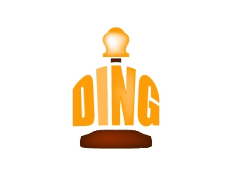 Ding logo design by BeezlyDesigns