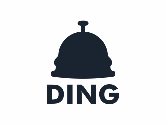 Ding logo design by up2date