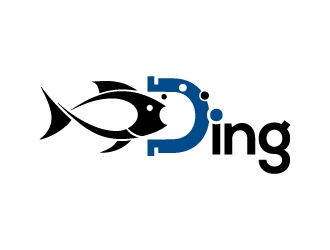 Ding logo design by dshineart