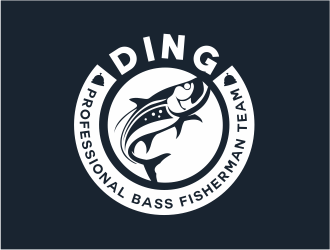 Ding logo design by up2date