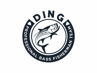 Ding logo design by up2date