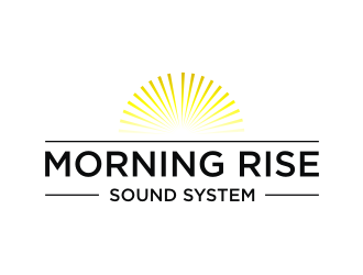 Morning Rise Sound System logo design by vostre