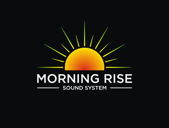 Morning Rise Sound System logo design by Jhonb