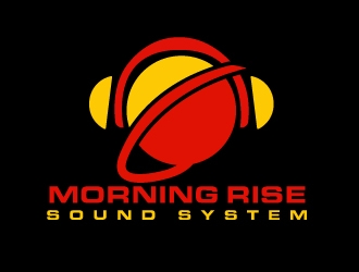 Morning Rise Sound System logo design by AamirKhan