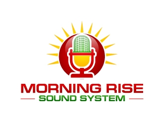 Morning Rise Sound System logo design by uttam