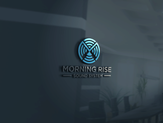 Morning Rise Sound System logo design by Orino