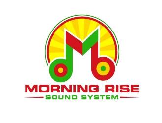 Morning Rise Sound System logo design by Suvendu