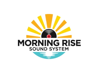 Morning Rise Sound System logo design by Foxcody