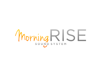 Morning Rise Sound System logo design by bricton