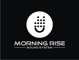 Morning Rise Sound System logo design by sabyan
